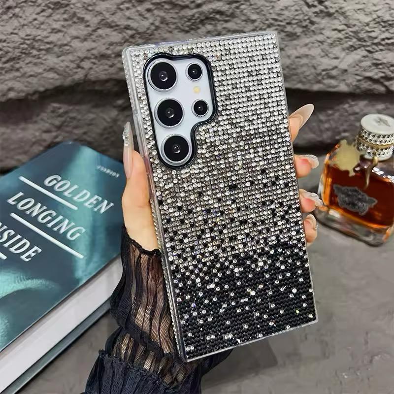 Luxury Gradient Diamond Stone Case For Samsung